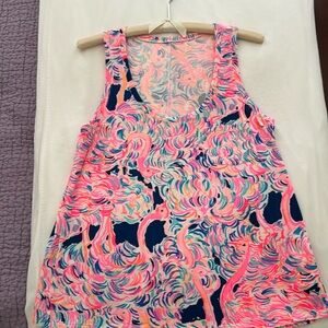 Lilly Pulitzer Flamingo Cotton Tank